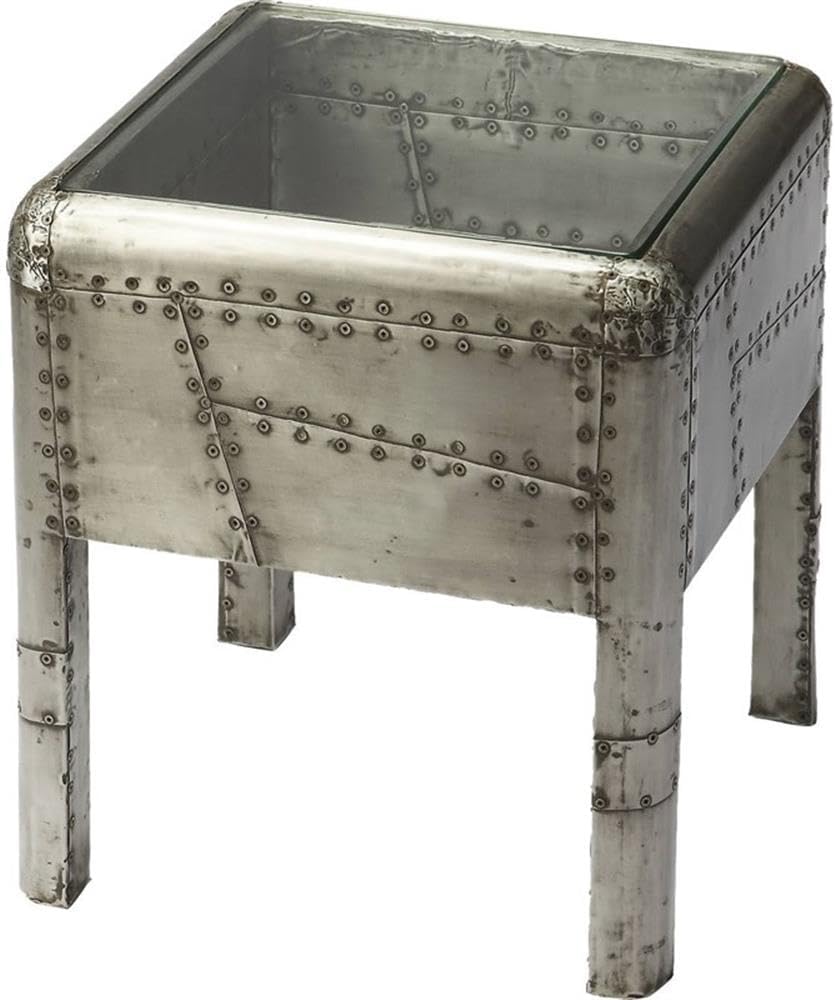 Aviation Industrial Rustic Side Table