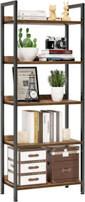 Industrial Rustic Library Walk In Storage Bookshelf