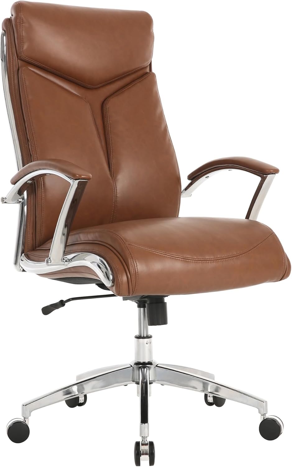 Leather High‑Back Executive Office Chair | Swivel Desk Chair | Ergonomic Modern Workspace Seating