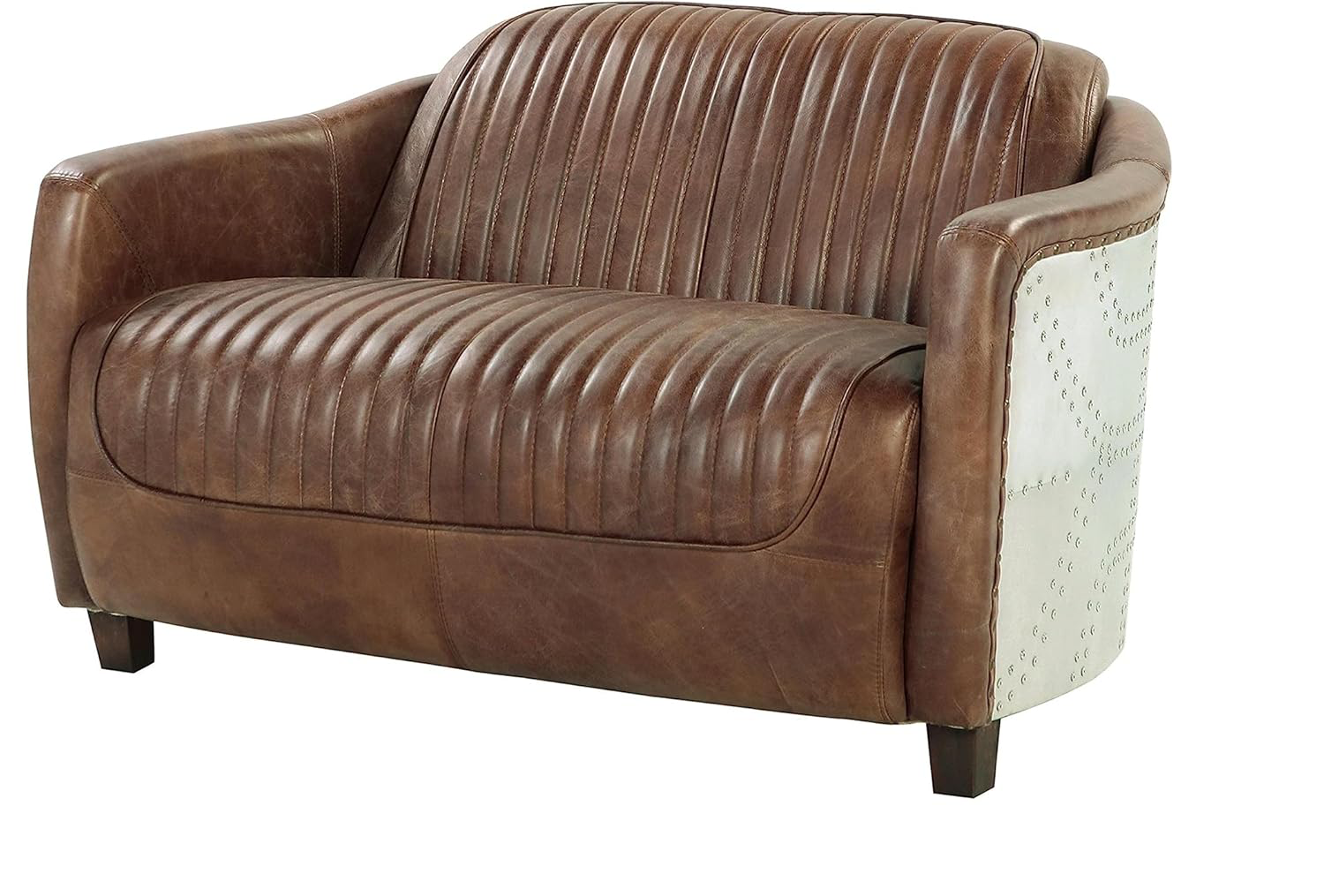 Industrial Aviator Wing Office Desk – Industrial Rustic Loft Couch